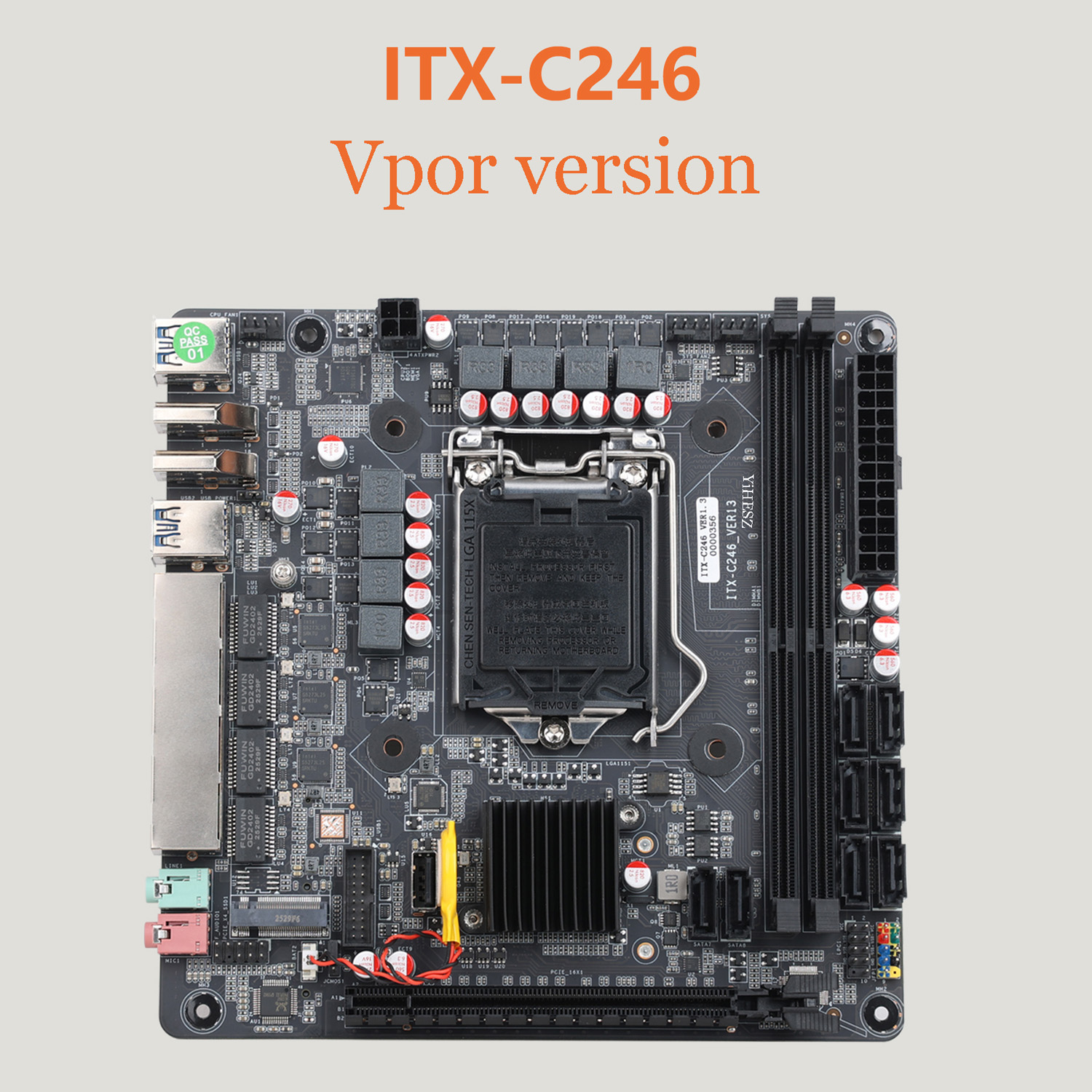 C246 Mini-ITX Motherboard 8 Ba - Nas Motherboard 8 Sata Mini Itx recension och pris