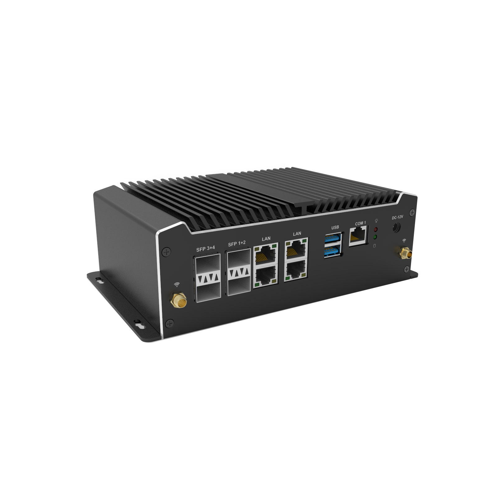 in tel Atom C3758 8-Core Fanle - Dual Lan 10G Sfp+ Mini Pc recension och pris